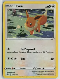 Pokemon Eevee - SWSH190 SWSH: Sword & Shield Promo Cards NM card - Image 1