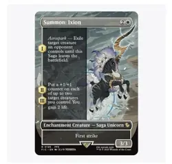 Summon: Ixion (Borderless-FOIL) #195 | NM | Commander: FINAL FANTASY - MTG - Image 1