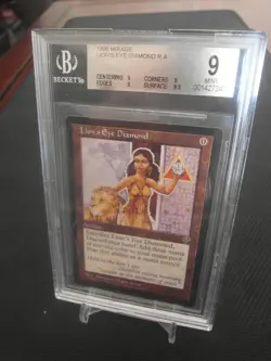 Lion’s Eye Diamond - Mirage mtg - QUAD+ BGS 9 graded 9/9/9/9.5 MINT - Image 1