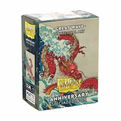 100 Buste Protettive Dragon Shield Art Sleeves - Special Edition Great Wave mtg - Image 1