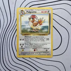 Pokemon TCG Pidgeotto 22/102 Base Set Non-Holo Rare HP - Image 1