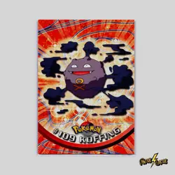 💥 1999 Topps Pokemon Cards - Series 2 - Blue Logo - #109 Koffing - Image 1