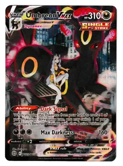 Pokemon Umbreon VMAX Full Art Single Strike Ultra Rare TG23/TG30 Evolving Skies - Image 1