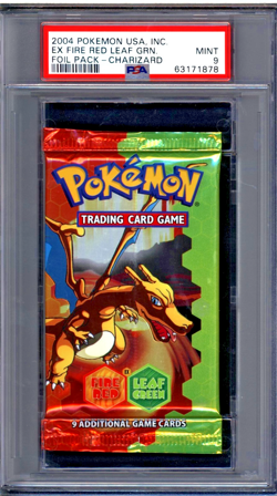 Pokemon Fire Red Leaf Green Charizard Graded Pack PSA 9 #63171878 - Image 1