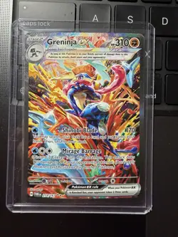 2024 POKEMON GRENINJA EX TWILIGHT MASQUERADE SPECIAL ILLUSTRATION #214/167! MINT - Image 1