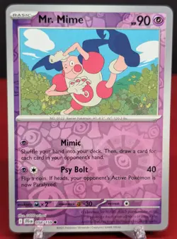 Pokemon Mr. Mime #058/159 Journey Together Reverse Holo - Image 1
