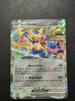 Pokemon Hop's Zacian ex 111/159 SV09: Journey Together Double Rare - Image 1