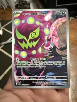 Pokemon Cynthia's Spiritomb Ascended Heroes 244/217 Illustration Rare - Image 1