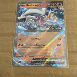 Pokemon Reshiram EX Sv09 Journey Together Double Rare Holo 030/159 220 HP - Image 1