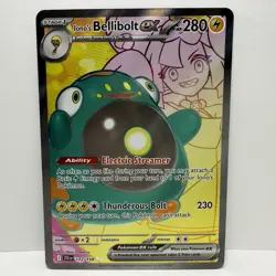 Iono's Bellibolt ex 172/159 Pokemon SV09: Journey Together Ultra Rare Holo 2025 - Image 1