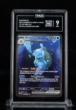 Pokemon Blastoise ex 200/165 Scarlet & Violet 151 Special Illustration Rare #06 - Image 1