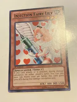 INJECTION FAIRY LILY - RARE - YUGIOH TCG - Image 1