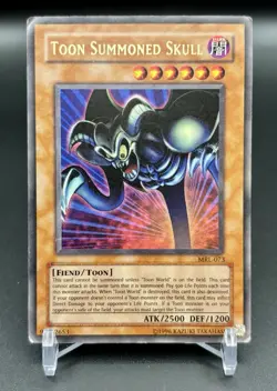 🔥 Toon Summoned Skull MRL-073 – Vintage Yu-Gi-Oh! – Played Condition 🔥 - Image 1