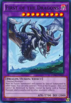 First of the Dragons - LDK2-ENK41 - Common - 1st Edition - Lightly Played - Image 1