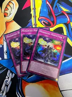 Monarchic Perfection 3x - DUAD-EN076 - 1st Edition - Super Rare - NM - Yugioh - Image 1