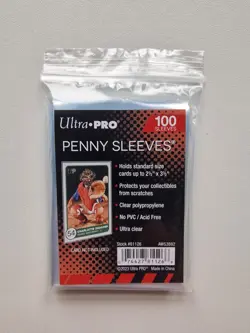 100x Ultra Pro Soft Clear Penny Sleeves For Pokemon And YuGiOh NO CARD INCLUDED - Image 1
