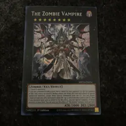 Yugioh x1 The Zombie Vampire MP23-EN024 Prismatic Secret Rare 1st Ed(Near Mint) - Image 1