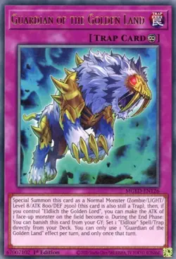 x3 Guardian of the Golden Land - MGED-EN126 - Rare - 1st Edition Yu-Gi-Oh! M/NM - Image 1