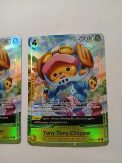 One Piece TCG: Tony Tony Chopper Full Art ST29-007 Set of 2 great condition - Image 4