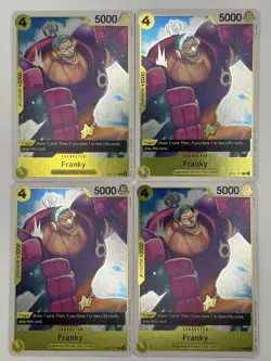 Franky R OP07-107 - 500 Years In The Future - One Piece TCG (Playset x4) NM - Image 1