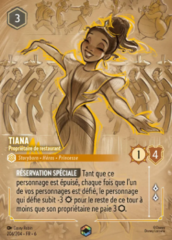 Lorcana - Tiana - Proprietaire du restaurant - MINT/NMINT - FR - FOIL - Image 1