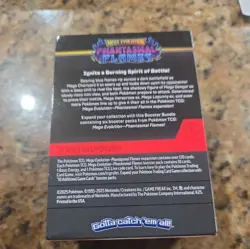 2X Pokemon TCG Phantasmal Flames Booster empty bundle NO CARDS NO PACKS - Image 2