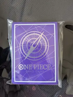 Standard Purple Silver 70 Sleeves One Piece Bandai Card Fest Official Limited - Image 1