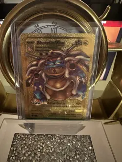 Pokemon Blastoise VMAX Gold Foil Card HP 350 - Image 1