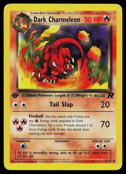 Pokemon Card - Dark Charmeleon Team Rocket 32/82 Uncommon 1st Edition - Image 1