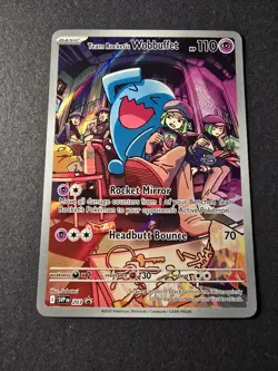 Team Rocket's Wobbuffet 203 Sv: Scarlet & Violet Promo Cards Holo - Image 1