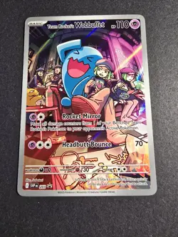 Team Rocket's Wobbuffet 203 Sv: Scarlet & Violet Promo Cards Holo - Image 2