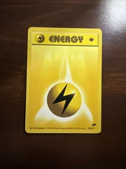 Pokemon TCG Card 2000 Gym Challenge 1st EDITION- Electric Energy 130/132 - Image 1