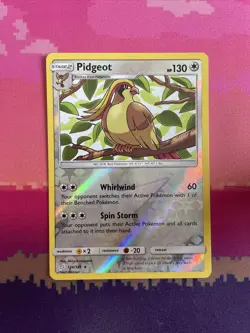 Pokemon Card Pidgeot Team Up Reverse Holo Rare 124/181 Near Mint - Image 1