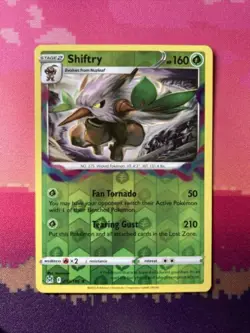 Pokemon Card Shiftry Lost Origin Reverse Holo Rare 013/196 Near Mint - Image 1