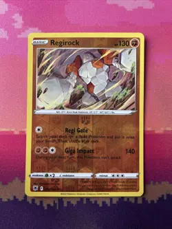 Pokemon Card Regirock Astral Radiance Reverse Holo Rare 075/189 Near Mint - Image 1