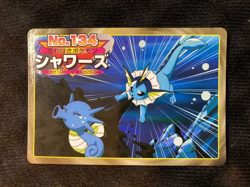 Pokemon Card Vaporeon Top Topsun No.134 Japanese #240818 - Image 1