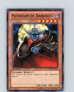 Yu-Gi-Oh TCG Patrician Of Darkness LCJW-EN187 1st Edition Common Card NM - Image 1