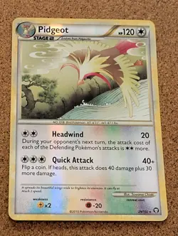Pidgeot Reverse Holo - 29/102 - Pokemon Card Triumphant Rare - NM - Image 1