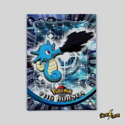 💥 1999 Topps Pokemon Cards - Series 2 - Blue Logo - #116 Horsea - Image 1