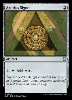Hero Deal, French - 4 x MTG Azorius Signet Commander: Bloomburrow - Image 1