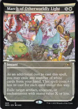 MTG March of Otherworldly Light (Show) (369) | NM | Kamigawa: Neon Dynasty {NEO} - Image 1
