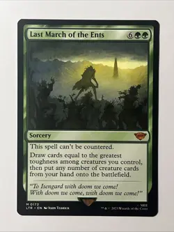Last March of the Ents (LOTR 0172) - MTG Regular NM Magic - Image 1