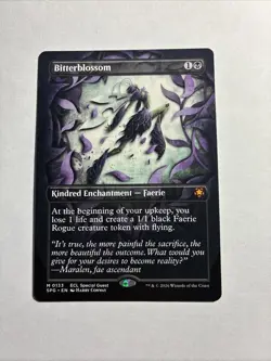 Bitterblossom (Borderless) - Special Guests MTG Plus 2 Bonus Rares!!! - Image 1