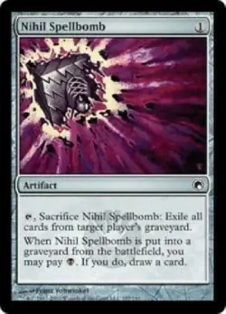 Nihil Spellbomb x4 Scars of Mirrodin MtG - Image 1