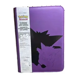 Ultra Pro Zippered PRO Binder 9-Pocket Pokemon Elite Series Gengar - Image 1