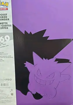 Ultra Pro Zippered PRO Binder 9-Pocket Pokemon Elite Series Gengar - Image 2