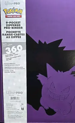 Ultra Pro Zippered PRO Binder 9-Pocket Pokemon Elite Series Gengar - Image 3