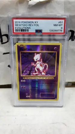 2016 RAICHU REVERSE HOLO XY EVOLUTIONS POKEMON TCG PSA 8 NM-MT #51/108 - Image 2