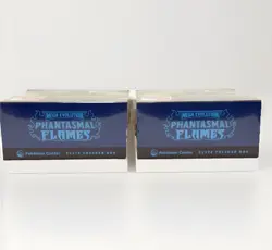 Two (2) Factory Sealed PHANTASMAL FLAMES Pokemon Center ETB Elite Trainer Box - Image 3