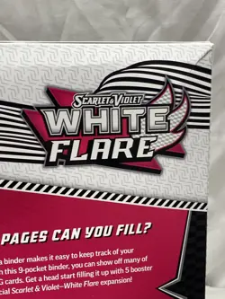 Pokemon TCG: Scarlet & Violet White Flare - Binder Collection Sealed New - Image 4